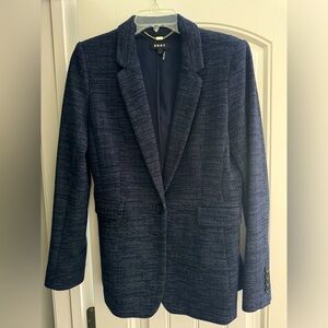 DKNY blazer size 8 Navy blue and white